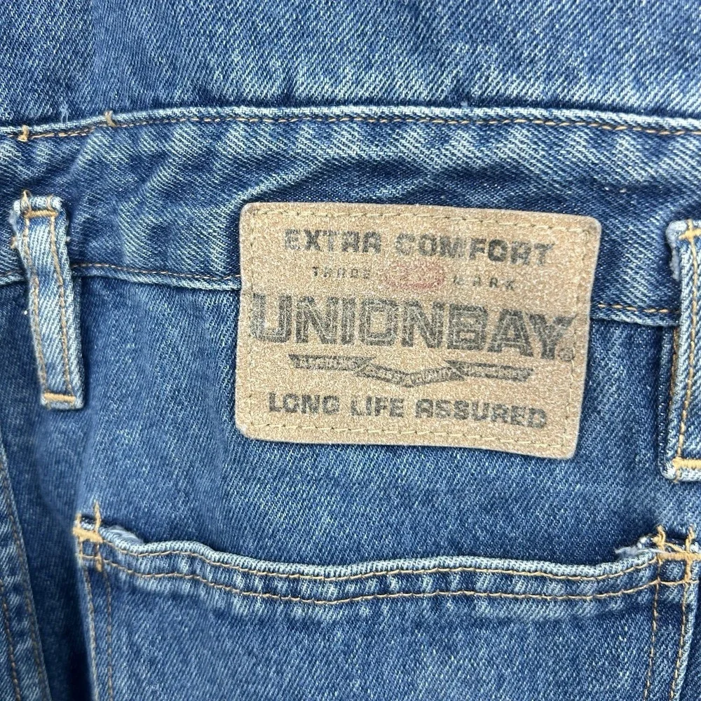 Vintage 90s Unionbay Kids L Denim Overalls Plaid Carpenter Grunge Boys Girls